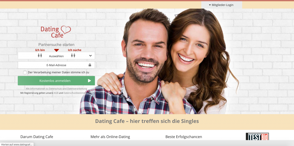 DatingCafe Homepage